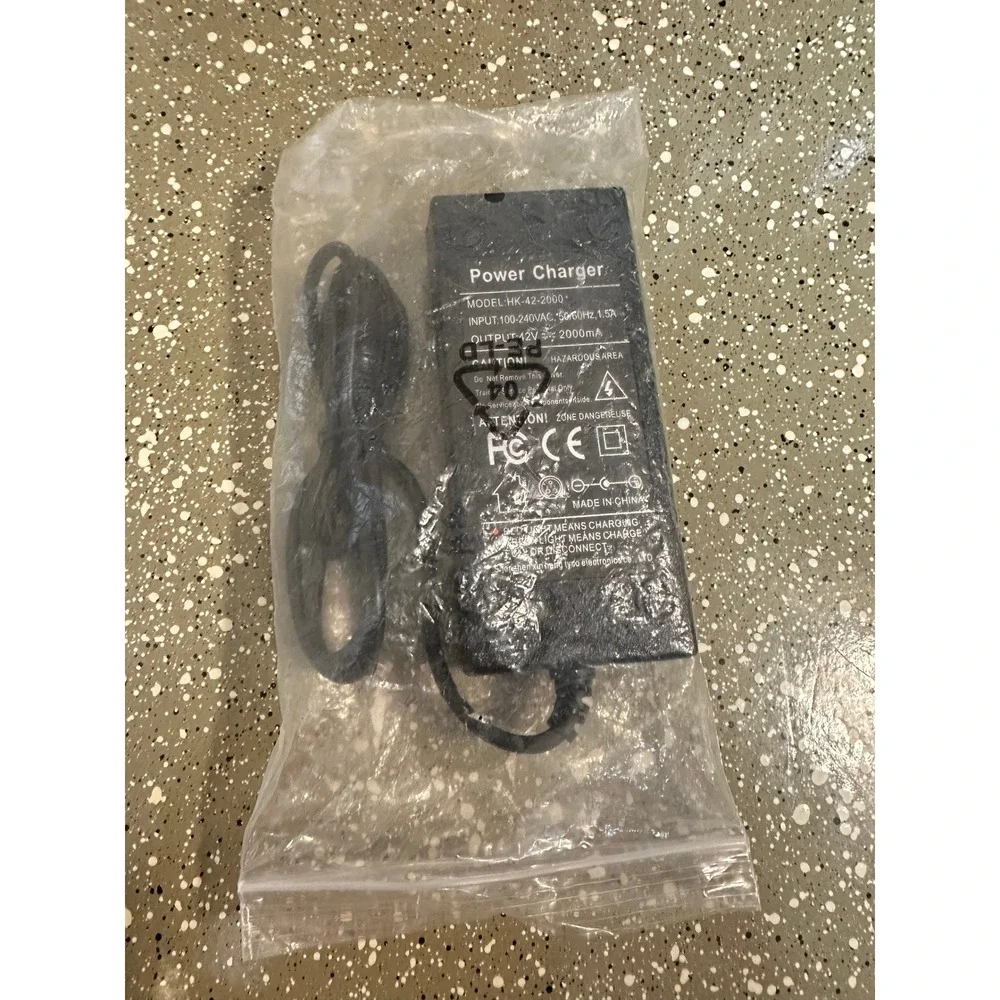 Power Charger Adapter Model HK 42 2000 Input 100 240VAC‎ Output 42V 2000mA